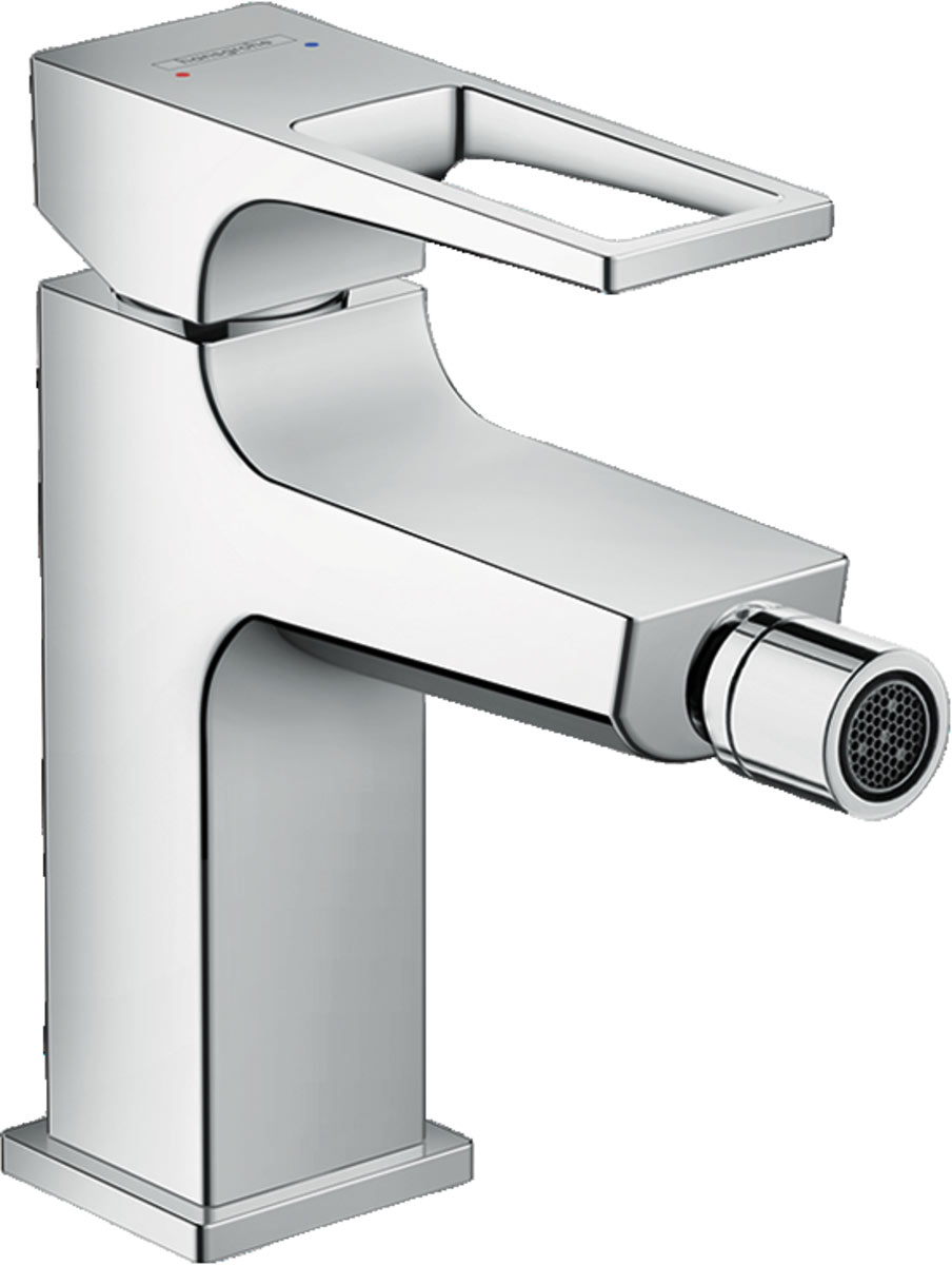 Hansgrohe Metropol Egykaros bidécsaptelep loop fogantyúval, push-open lefolyó-garnitúrával 