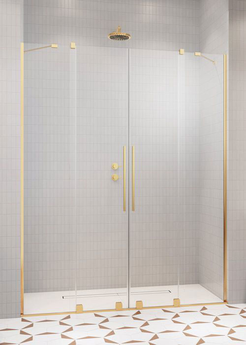 Radaway Furo Gold DWD 180 arany zuhanyajtó