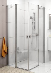 Ravak zuhanykabin Ravak Chrome CRV2-120 fényes alumínium transparent