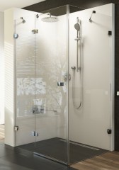 Ravak zuhanykabin Ravak Brilliant BSDPS-100 jobb fényes transparent